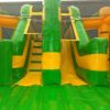 Hüpfburg Slidebox Dschungel mit 2 Rutschen – Bild 2